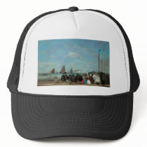 Beach at Trouville, 1863 Trucker Hat