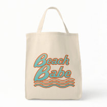 Beach Babe for Spring Break Canvas Bag