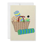Beach Bag, Towels and Flip Flops invitations
