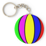 Beach Ball Keychains