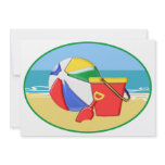Beach Ball, Pail & Shovel at the Shore Invite