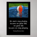 BEACH BALL PLAY POSTER