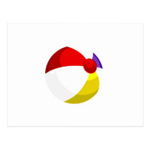 beach ball red blue white.png post cards