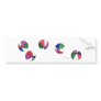 Beach Balls Bumper Sticker
