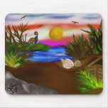 Beach Bay Escape Mouse Pads