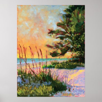 Beach Bistro print by GalleryPalmBeach