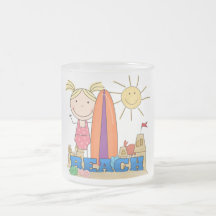 BEACH - Blonde Girl Tshirts and Gifts Mugs
