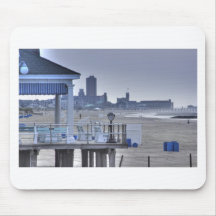 Beach Boardwalk Seaview Beaches HDR Mouse Pads