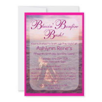 Beach Bonfire Invitation