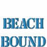 Beach Bound embroidered Zip Hoody
