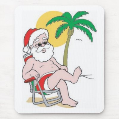 Beach Bound Santa by holidayme