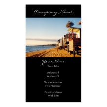 Beach Boxes Photo Business Card