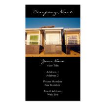 Beach Boxes Row Photo Business Card
