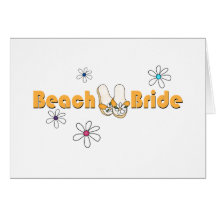 Beach Bride Cards