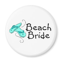Beach Bride (Flip Flop) Magnet