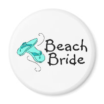 Beach Bride (Flip Flops) Magnets
