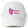 Beach Bride Hat:  Flip Flop Design