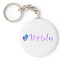 Beach Bride Keychain