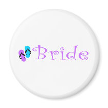 Beach Bride Magnet
