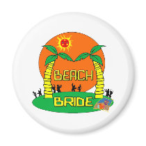 Beach Bride Magnet