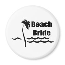 Beach Bride Magnet