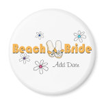 Beach Bride Magnet