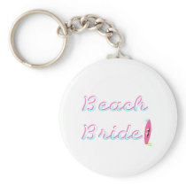 Beach Bride (Surfboard) Key Chains