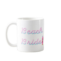 Beach Bride (Surfboard) Coffee Mugs