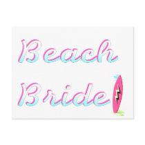 Beach Bride (Surfboard) Postcards