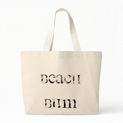 Beach Bum Canvas Bag by ak4891