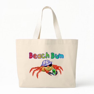 Beach Bum Tote Bag by Paddydee56