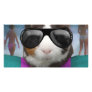 Beach bum guinea pig custom photo card