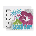 Beach Bum Party invitations