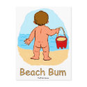 Beach Bum postcard
