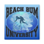 Beach Bum University Magnets