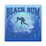 Beach Bum University Refrigerator Magnets