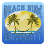 Beach Bum University Sticker