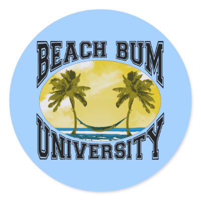 Beach Bum University by packratgraphics