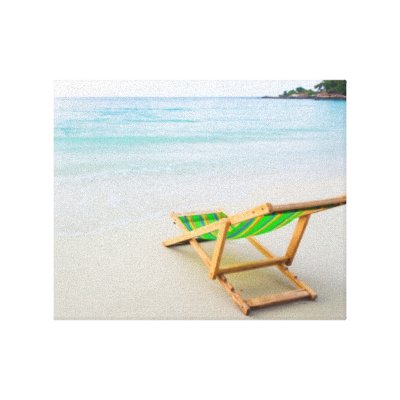 Beach Gallery Wrapped Canvas by VectorGraphics