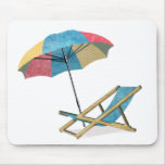 Beach Chair and Umbrella