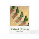 Beach Chairs Christmas card