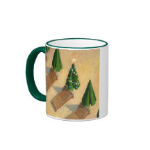 Beach Chairs Christmas mug