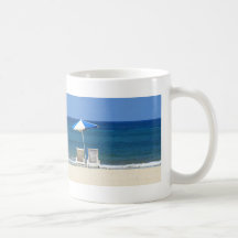 Beach chairs coffee mugs