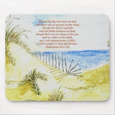 'Beach (Christian)' Mousepad by picklelillysdad