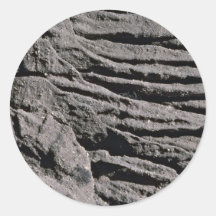 Beach cliff erosion textures, San Clemente, U.S.A. Sticker