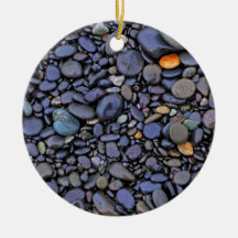 Beach Cobbles Christmas Ornaments
