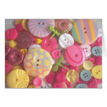 Beach Colour Buttons Greeting Cards