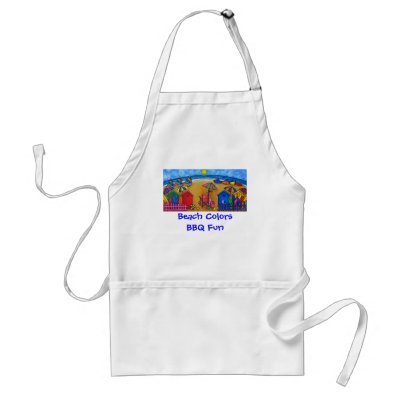 Beach Colours Apron by LisaLorenzPaintings