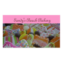 beach cookies business card template
