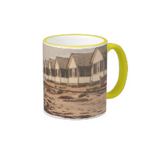 beach cottages mugs
